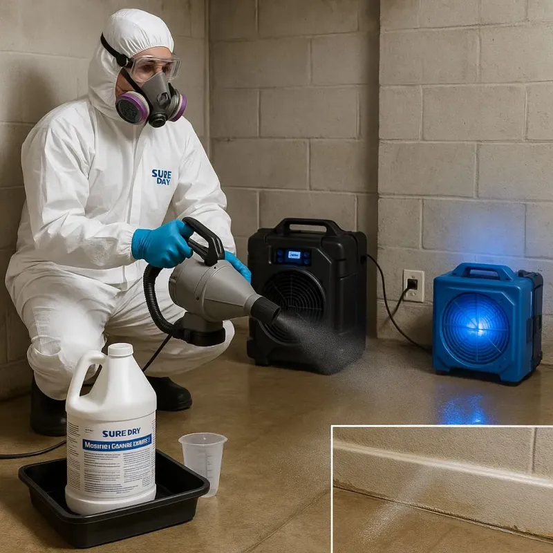 Sanitization and Odor Removal process in Weaverville, NC