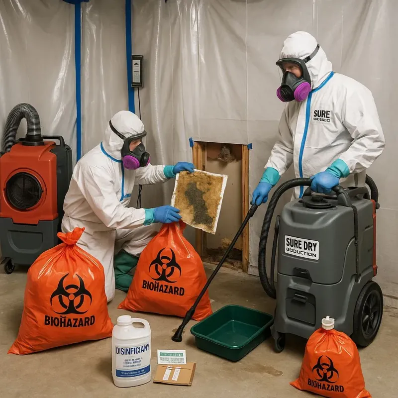 Contaminated Water Handling Protocols process in Weaverville, NC